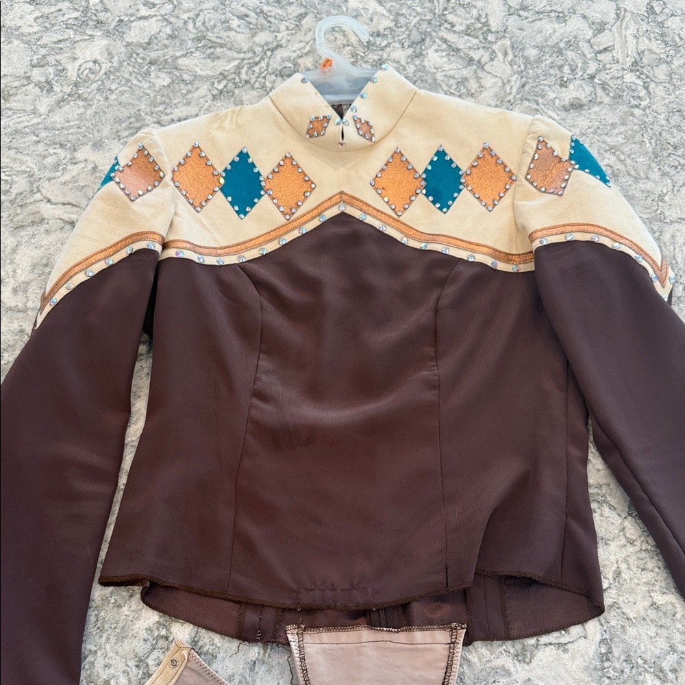 Youth Large. Vintage Western Horsemanship Shirt. Early 90s